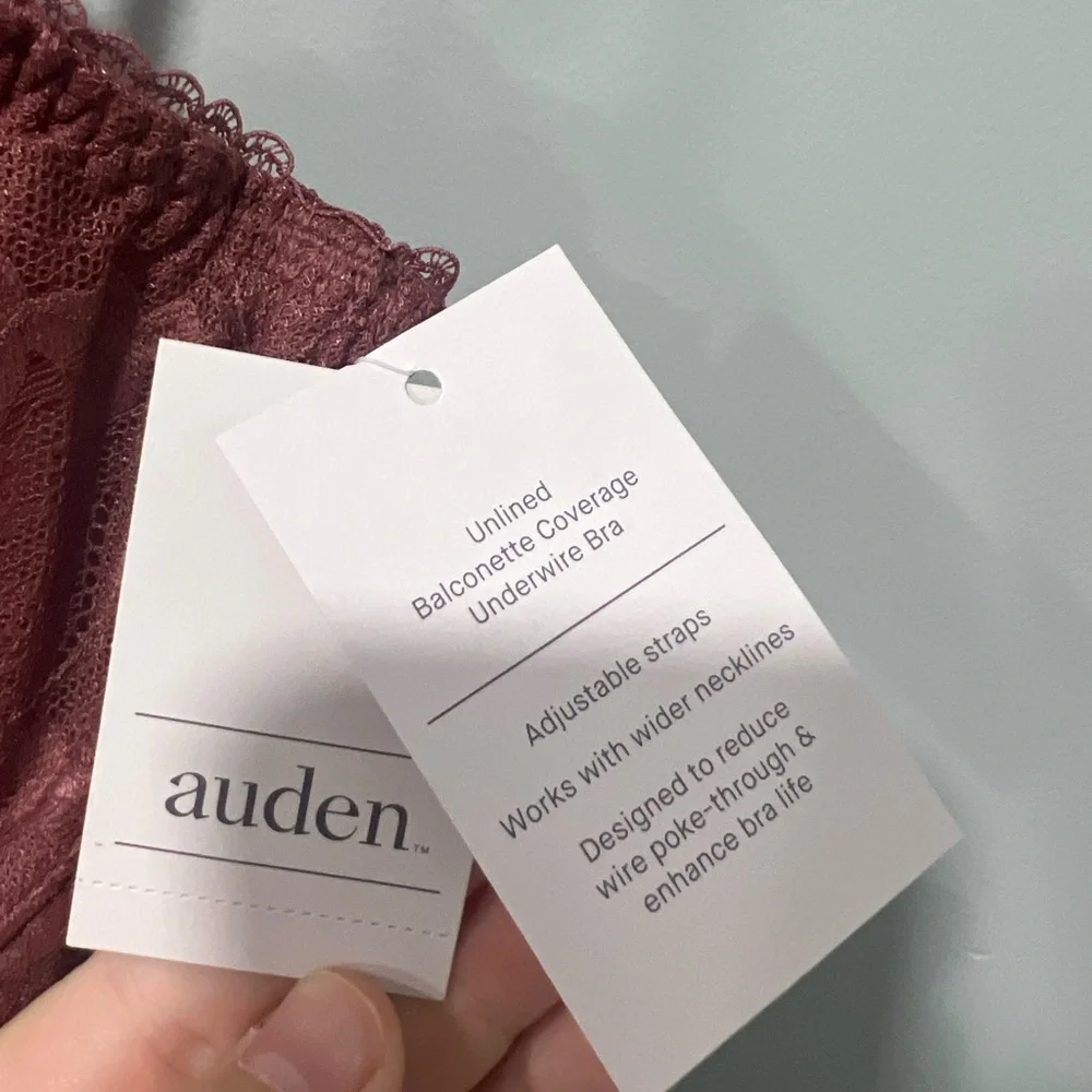 NWT Auden lace bra 38D - Picture 2 of 6